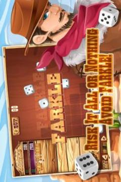 Wild West Farkle - Dice Free游戏截图2