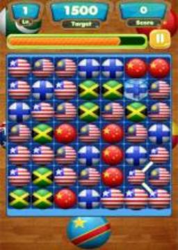 Flag Match Link Puzzle游戏截图2