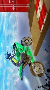 Moto Bike Stunt : Impossible Track Game游戏截图3