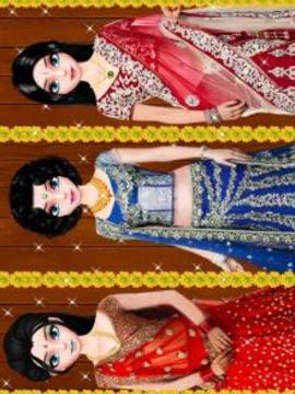 Indian Wedding Dressup Makeup Salon游戏截图3