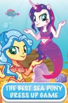 Little Sea Pony Dress Up游戏截图1