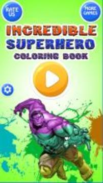 How to Color? Incredible Superhero Coloring Games游戏截图5