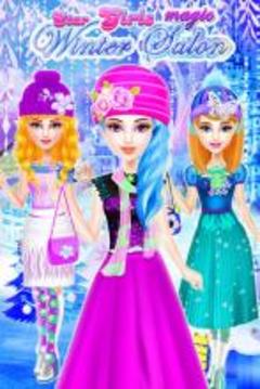 Star Girls Magic Winter Salon游戏截图1