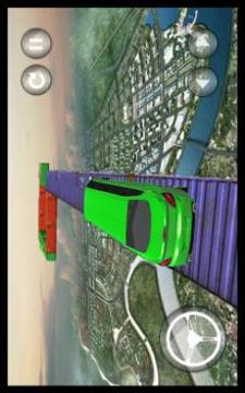 Limo Car Sky Track Impossible Driving Simulator 3D游戏截图4