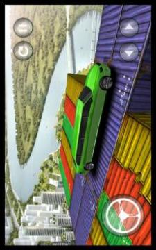 Limo Car Sky Track Impossible Driving Simulator 3D游戏截图3