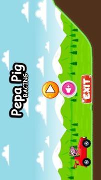 Red Pepa Pig Racing 4游戏截图1