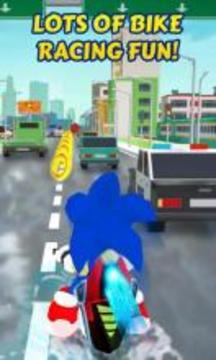 Sonic Subway Moto Rush游戏截图1