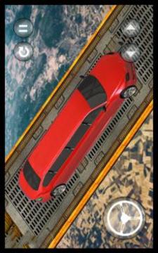 Limo Car Sky Track Impossible Driving Simulator 3D游戏截图2