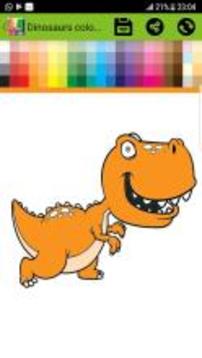 Dinosaurs coloring games游戏截图4