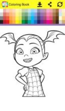 Coloring Book for Vampiriina游戏截图1