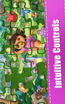 Puzzle Kids Dora Girls游戏截图2