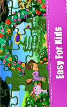 Puzzle Kids Dora Girls游戏截图3