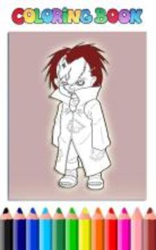 Killer Chucky Coloring Game游戏截图4