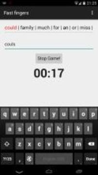 Fast Fingers - Typing race游戏截图2