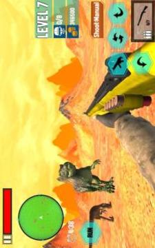 Ultimate Dino : Jurassic World FPS Shooting War 3D游戏截图1