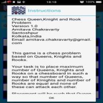 Chess Queen,Knight and Rook Problem游戏截图5