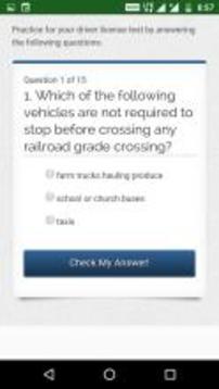 Drivers license test exam游戏截图3