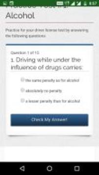 Drivers license test exam游戏截图4