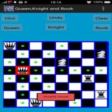 Chess Queen,Knight and Rook Problem游戏截图4