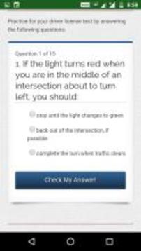 Drivers license test exam游戏截图2