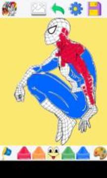 spider coloring man游戏截图2