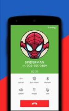 Spiderman Fake Calling Simulator游戏截图2