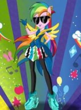 Dress up Rainbow Dash Rainbooms Style游戏截图2