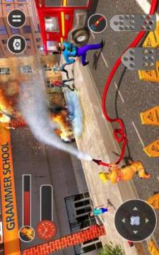 Fire Fighter Truck Real City Heroes游戏截图5