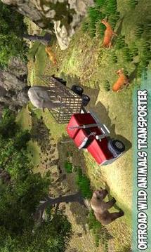 Offroad Wild Animals Transport游戏截图1