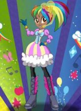 Dress up Rainbow Dash Rainbooms Style游戏截图4