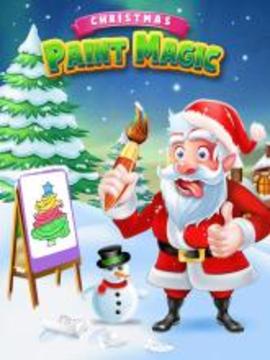 Christmas Paint Magic : Coloring book游戏截图1