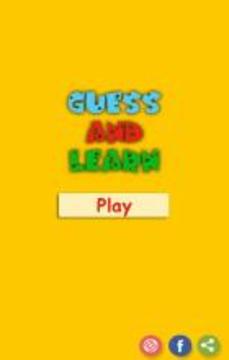 Guess Up : Guess up and learn游戏截图1