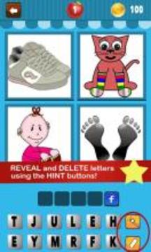 4 Pics 1 Word Kids游戏截图1