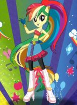 Dress up Rainbow Dash Rainbooms Style游戏截图3