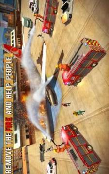 Fire Fighter Truck Real City Heroes游戏截图2