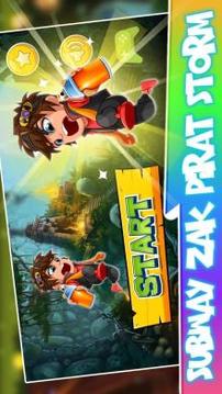 Subway Zak Hero - Pirat Storm游戏截图1