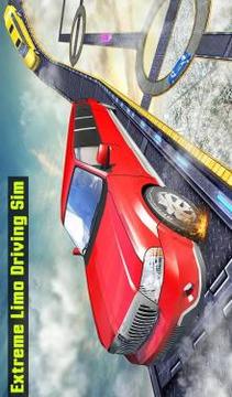 Impossible Limo Driver Smart Car Parking Tracks 3D游戏截图5