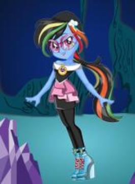 Dress up Rainbow Dash EverFree游戏截图3