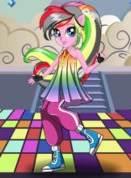 Dress up Rainbow Dash Dance Magic游戏截图2