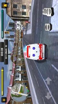Ambulance Car Simulator 3D游戏截图2