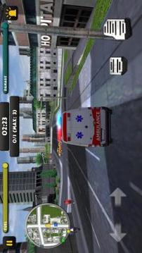 Ambulance Car Simulator 3D游戏截图4
