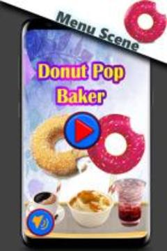 Donut Pop Maker - Cooking and Baking Free Games游戏截图1