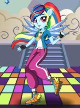 Dress up Rainbow Dash Dance Magic游戏截图3