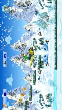 Ben Snowcross Hill Racing : Snow Race Game游戏截图2