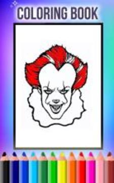 How To Color Pennywise IT (Pennywise Coloring)游戏截图2