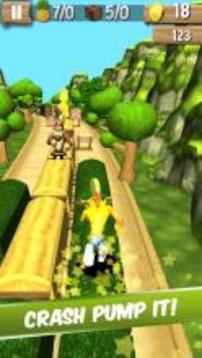 Crash Run: Lost Temple Jungle Dash游戏截图1