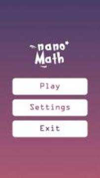 Nano Math: Train your Brain & Challenge Friends游戏截图2