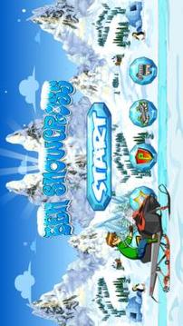 Ben Snowcross Hill Racing : Snow Race Game游戏截图1