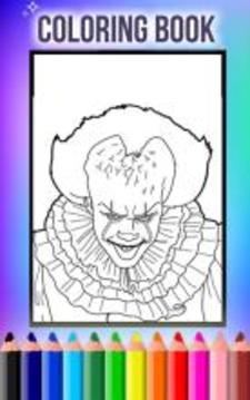 How To Color Pennywise IT (Pennywise Coloring)游戏截图3