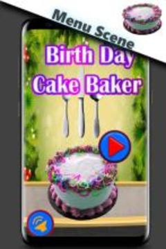 Birthday Cake Baker Factory – Dessert Function游戏截图1